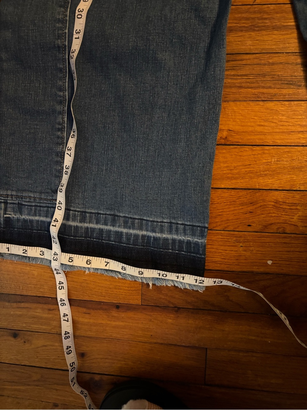 Democracy Mid Blue Cargo Wide-Leg Jeans - Picture 5 of 5